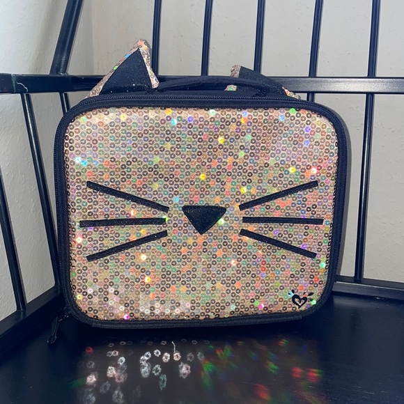 Justice Other - NWOT Girls Justice Cat Kitten Sequin Lunch Box With Ears